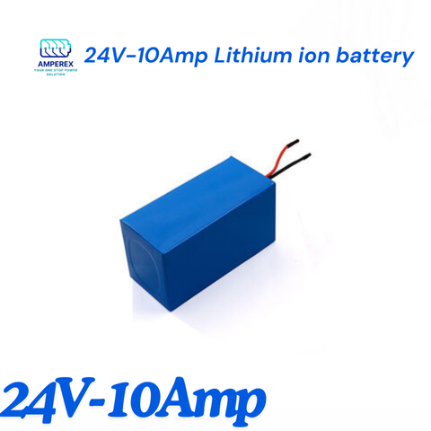 24v-10amp lihium ion battery-18 months warranty